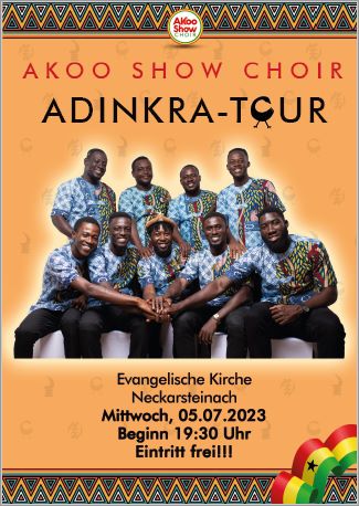Plakat Akoo Show Choir